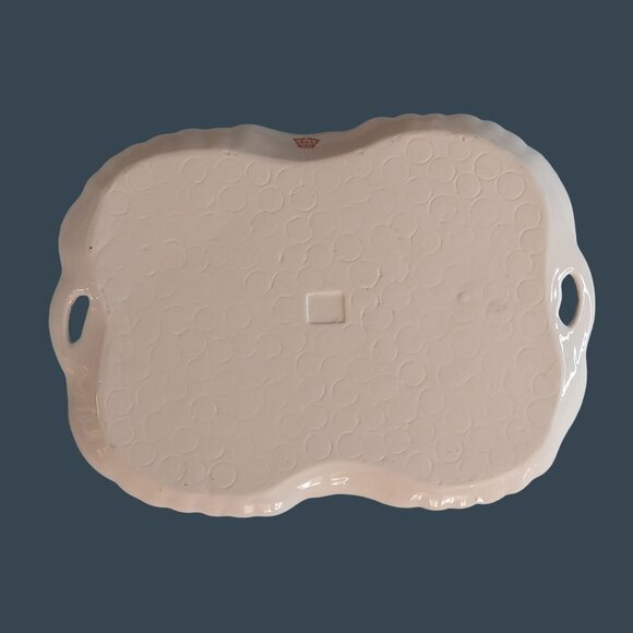 Royal Vienna Austria Hand Painted Porcelain Rectangular Serving Or Vanity Tray - Picture 3 of 6